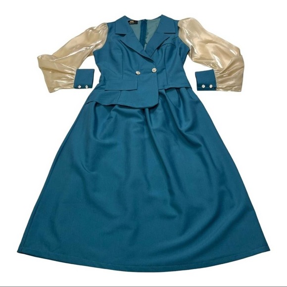 Angelic Chic Collection Dresses & Skirts - Angelic Chic Collection Vintage Inspired Retro Midi Secretary Dress sz Medium